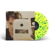 George Clanton - 100 Percent Electronica (Neon Yellow & Green Splatter) vinyl cover
