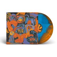 George Clanton - Ooh Rap I Ya (Blue & Orange Swirl) vinyl cover