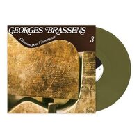 Georges Brassens - Chanson Pour L'Auvergnat (Swamp Green) vinyl cover