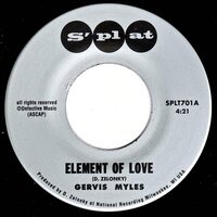 Gervis Myles & Suite Crude Revue - Element Of Love b/w I'm Thirsty vinyl cover