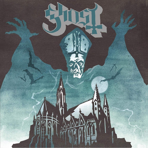 Ghost - Opus Eponymous Rise Above Records 30Th Anniversary Gold Sparkle Edition vinyl cover