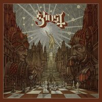 Ghost - Popestar (Grey Smoke) vinyl cover