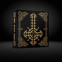 Ghost - Prequelle Exalted Transparent Orange W/ Black Smok vinyl cover