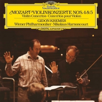 Gidon Kremer - Gidon Kremer, Wiener Philharmoniker, Nikolaus Harnoncourt:  Mozart Vio vinyl cover