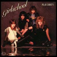 Girlschool - Play Dirty vinyl cover