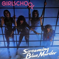 Girlschool - Screaming Blue Murder vinyl cover