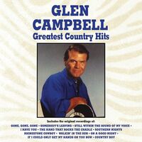Glen Campbell - Greatest Country Hits vinyl cover