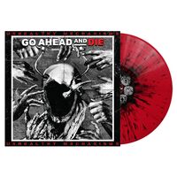 Go Ahead & Die - Unhealthy Mechanisms (Red & Black Splatter) vinyl cover