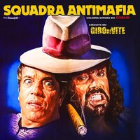 Goblin Performed by Girodivite - Squadra Antimafia Original Soundtrack (Marbled Dark Blue) vinyl cover