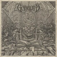Gorguts - Pleiades' Dust (Gold With Black splatter) vinyl cover