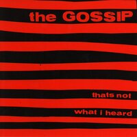 Gossip - That's Not What I Heard (Red Apple) vinyl cover