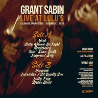 Grant Sabin - Live At Lulu's vinyl cover