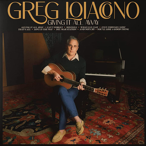 Greg Loiacono - Giving It All Away (White) vinyl cover