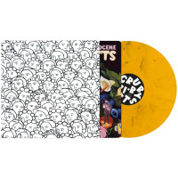 Grubby Mitts - Love In The Misanthropocene (Yellow Marble) vinyl cover