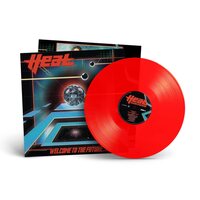 H.E.A.T. - Welcome To The Future (Transparent Neon Orange) vinyl cover