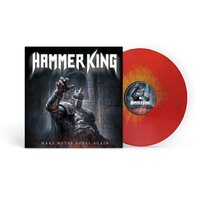 Hammer King - Make Metal Royal Again (Red & Gold Splatter) vinyl cover