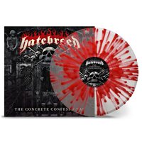 Hatebreed - The Concrete Confessional (Clear Red Splatter) vinyl cover