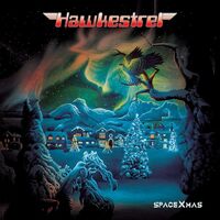 Hawkestrel - Spacexmas vinyl cover