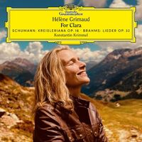 Helene Grimaud/Konst Krimmel - For Clara (Schumann: Kreisleriana Op. 16 & Brahms: Lieder Op. 32) vinyl cover