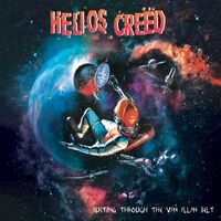 Helious Creed - Busting Through The Van Allan Belt (Red Marble) vinyl cover