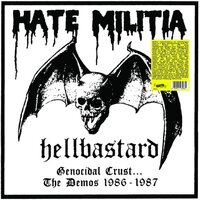 Hellbastard - GEnocidal Crust: The Demos 1986-1987 vinyl cover