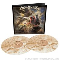 Helloween - Helloween (Brown & Cream Marble) vinyl cover