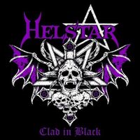 Helstar - Clad In Black vinyl cover
