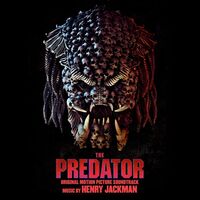 Henry Jackman - The Predator Soundtrack Transparent Hunter Green W/black Smoke vinyl cover