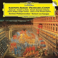 Karajan/Berliner Philharmoniker - Albinoni: Adagio; Pachelbel: Canon; Bach: Air: Vivaldi: La Notte; Moz vinyl cover