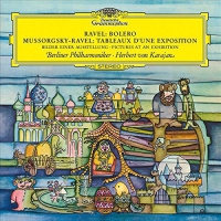 Karajan/Berliner Philharmoniker - Mussorgsky: Pictures At An Exhibition; Ravel: Bolero vinyl cover