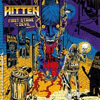 Hitten - First Strike With The Devil - Revisited - Mustard vinyl cover