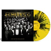 Hombres G - Por Que No Ser Amigos? (Yellow & Black Splatter) vinyl cover