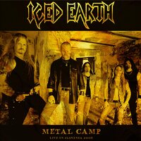 Iced Earth - Metal Camp (Gold Mirror Foil Printed) vinyl cover