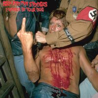 Iggy & Stooges - I Wanna Be Your Dog (Red/Blue/Black Splatter) vinyl cover