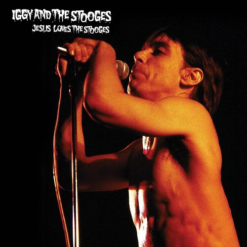 Iggy & The Stooges - Jesus Loves The Stooges (Black/Gold Splatter) vinyl cover
