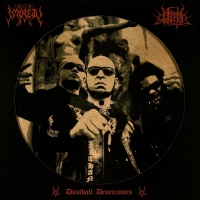 Impiety/infernal Execrator - Dusthall Desecrators Live Penang 2015 vinyl cover