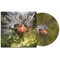 Induction - Love Kills!; Dark Temptation (Green & Black Marble) vinyl cover