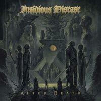 Insidious Disease - After Death (Olive / mustard swirl vinyl) vinyl cover