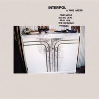Interpol - A Fine Mess Ep vinyl cover