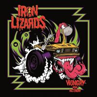 Iron Lizards - Hungry For Action vinyl cover