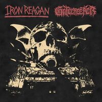Iron Reagan And Gatecreeper - Split vinyl cover