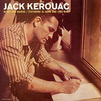 Jack Kerouac Featuring Al Cohn And Zoot Sims - Blues And Haikus Limited "blues" & Yellow Starburst Edition vinyl cover