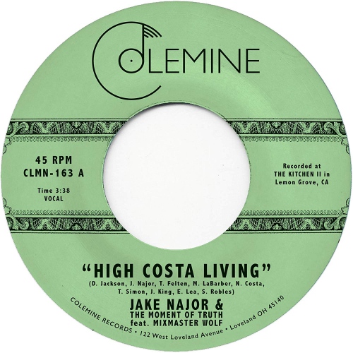 Jake Feat. Mixmaster Wolf Najor - High Costa Living / Grab A Soda vinyl cover