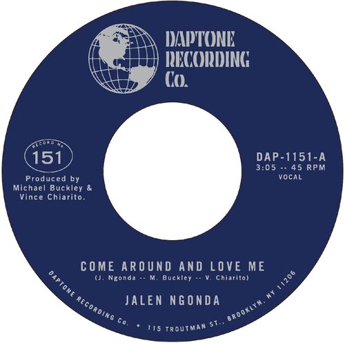Jalen Ngonda - Come Around and Love Me b/w What is Left to Do vinyl cover