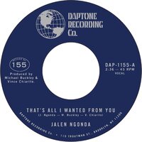 Jalen Ngonda - That's All I Wanted from You b/w So Glad I Found You vinyl cover