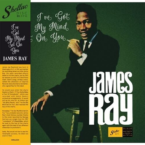 James Ray - I've Got My Mind Set On You vinyl cover