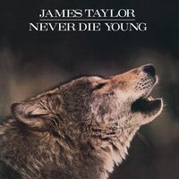 James Taylor - Never Die Young (White & Black Marble) vinyl cover