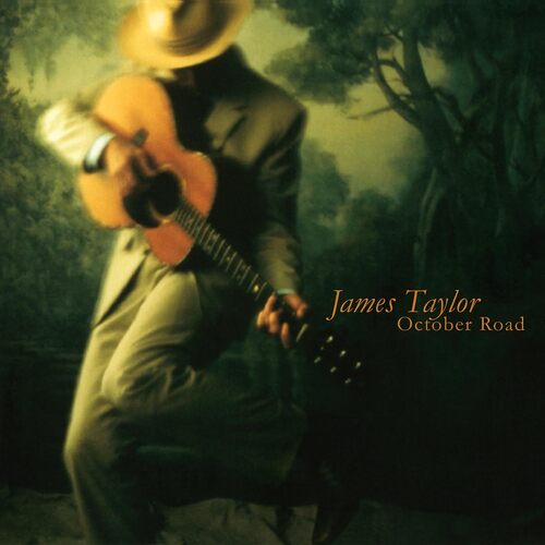 James Taylor - October Road (Gold & Black Marble) vinyl cover