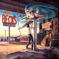 Jeff Beck - Jeff Beck's Guitar Shop Translucent Blue Audiophile Limited Anniversary Edition vinyl cover