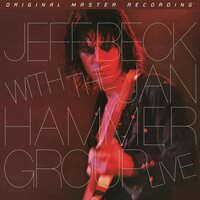 Jeff Beck - Jeff Beck with the Jan Hammer Group Live vinyl cover